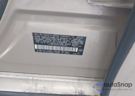 2007 Lexus Es 350 from USA, damaged, VIN JTHBJ46G472056621